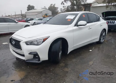 2021 Infiniti Q50 Signature Edition from USA, damaged, VIN JN1EV7CPXMM706094